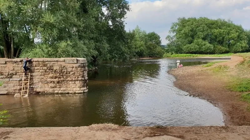View of River Exe in Brampford Speke
